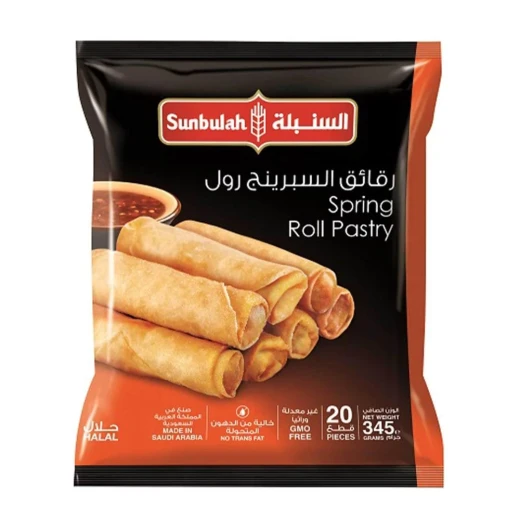 السنبلة رقائق سبرينغ رول 345 غم – رقائق عجين لتحضير السبرينغ رول والسمبوسة واللفائف المحشية والمقبلات المقرمشة والوجبات المنزلية بسهولة السنبلة رقائق سبرينغ رول 345 غم – رقائق عجين لتحضير السبرينغ رول والسمبوسة واللفائف المحشية والمقبلات المقرمشة والوجبات المنزلية بسهولة