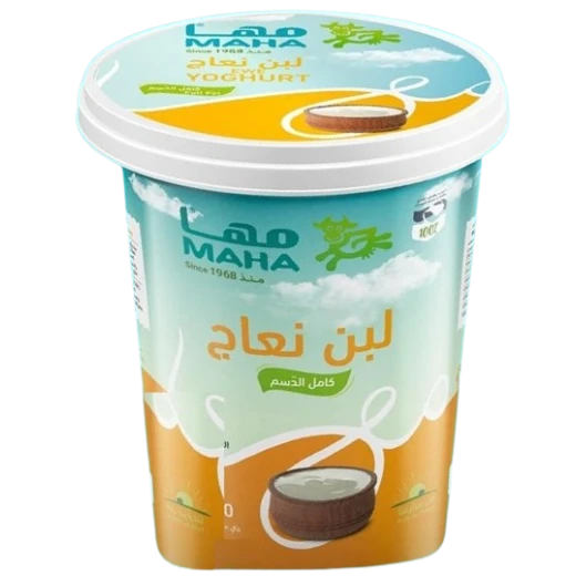 مها زبادي حليب النعاج 1000 غرام – زبادي كريمي بقوام ناعم ومذاق لذيذ، مناسب للإفطار والوجبات الخفيفة والاستخدام اليومي مها زبادي حليب النعاج 1000 غرام – زبادي كريمي بقوام ناعم ومذاق لذيذ، مناسب للإفطار والوجبات الخفيفة والاستخدام اليومي