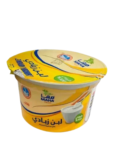 زبادي المها الطازج 200 غرام – زبادي كريمي بقوام ناعم ومذاق لذيذ، مناسب للإفطار والوجبات الخفيفة والاستخدام اليومي زبادي المها الطازج 200 غرام – زبادي كريمي بقوام ناعم ومذاق لذيذ، مناسب للإفطار والوجبات الخفيفة والاستخدام اليومي