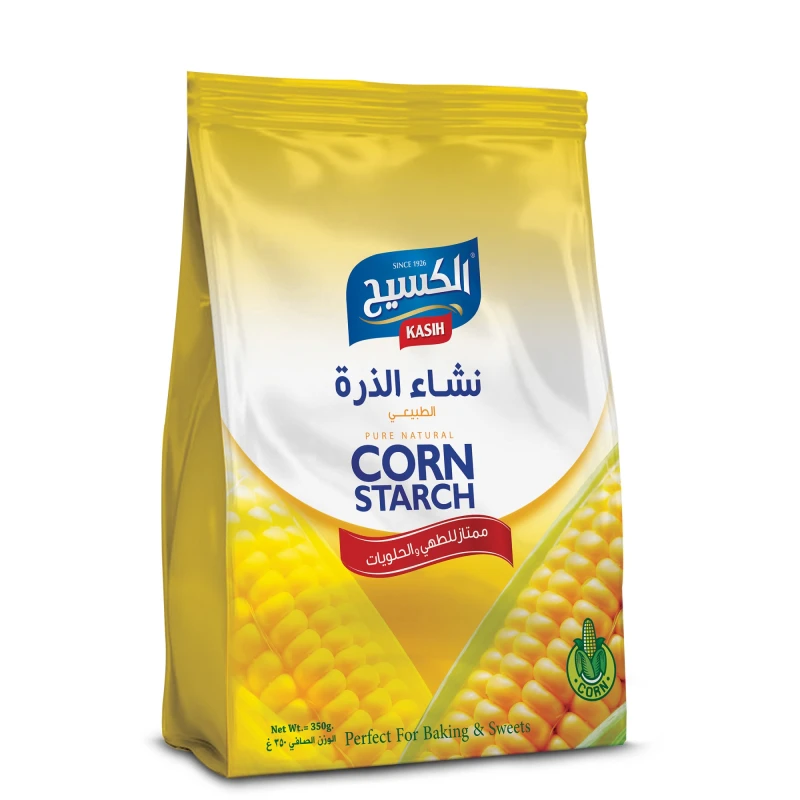 نشا الذرة كسيح 100% طبيعي – نشا الذرة النقي عالي الجودة لتحضير الحلويات والصلصات والمخبوزات والوصفات المنزلية المختلفة - الكسيح