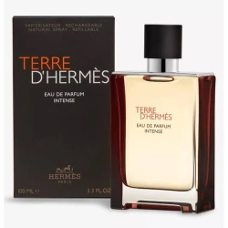 عطر هيرمس تير دي هيرمس إنتنس للرجال أو دو بارفان 100 مل، بخاخ فاخر برائحة جذابة وأنيقة، إصدار مميز للاستخدام اليومي والمناسبات