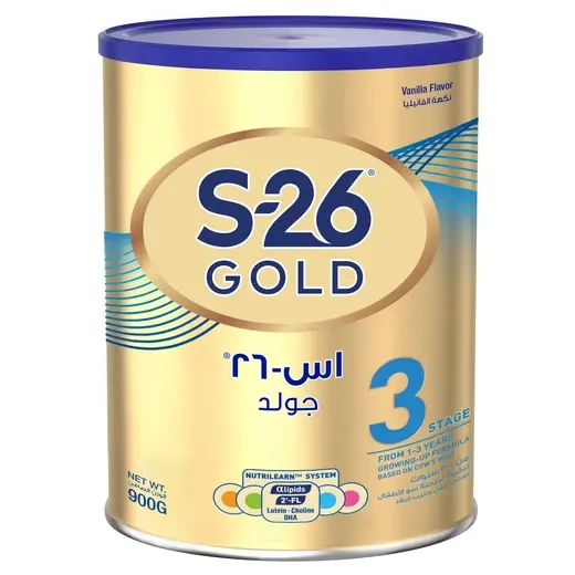 إس-26 بروغرس جولد 3 حليب أطفال 1.6 كجم، تركيبة غذائية متكاملة ومصممة لدعم نمو وتطور الطفل وتوفير العناصر الغذائية الأساسية ضمن نظام غذائي متوازن. إس-26 بروغرس جولد 3 حليب أطفال 1.6 كجم، تركيبة غذائية متكاملة ومصممة لدعم نمو وتطور الطفل وتوفير العناصر الغذائية الأساسية ضمن نظام غذائي متوازن.