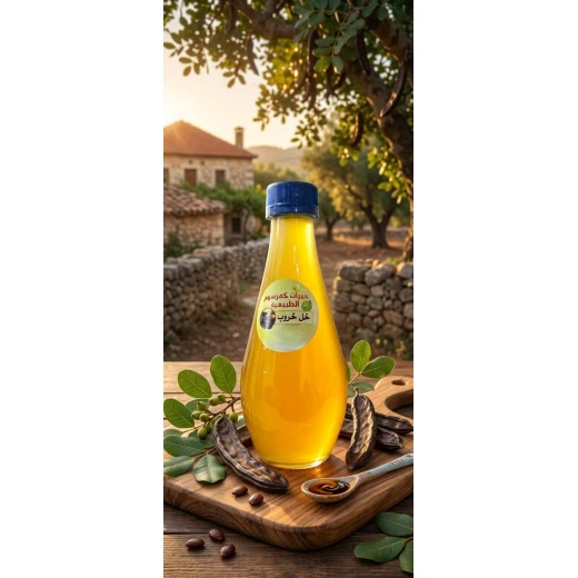 Khairat KafrSoum Natural Carob Vinegar – Distinctive Tangy Flavor, Naturally Rich in Plant Compounds, Ideal for Salads, Dressings, Pickles and Everyday Meals Khairat KafrSoum Natural Carob Vinegar – Distinctive Tangy Flavor, Naturally Rich in Plant Compounds, Ideal for Salads, Dressings, Pickles and Everyday Meals