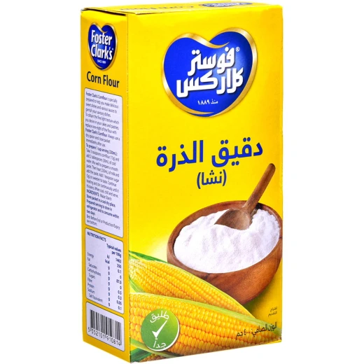 فوسـتر كلاركس دقيق الذرة 400 غرام – دقيق ذرة ناعم للخبز والحلويات والطبخ | مثالي للكيك والبسكويت والكاسترد والصلصات والوصفات المنزلية | مكوّن متعدد الاستخدامات - Foster Clark's - Image 2