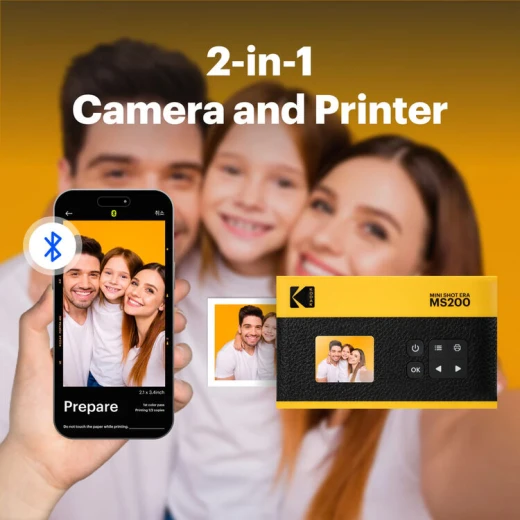Kodak Mini Shot 2 Era MS200 10-megapixel Instant Camera & Bluetooth Printer Black - Kodak - Image 5