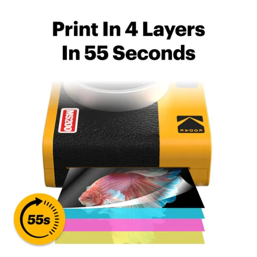 Kodak Mini Shot 2 Era MS200 10-megapixel Instant Camera & Bluetooth Printer Black - Kodak - Image 7