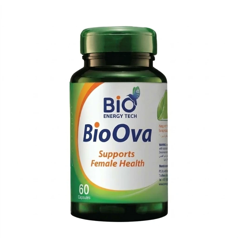 Bio Energy Bio Ova 60 Capsules, Specialized Dietary Supplement Formula for Daily Use, Convenient 60-Capsule Pack Designed to Fit Easily Into Your Routine - Bio Energy