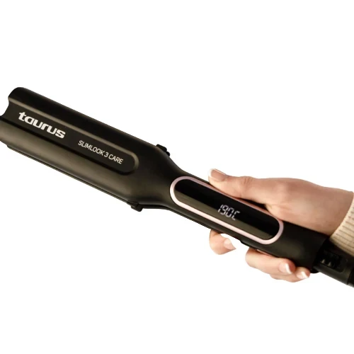 مكواة فرد الشعر توروس Slimlook 3 Care، لون أسود، تصميم نحيف وعملي لتصفيف وفرد الشعر بسهولة، مناسبة للاستخدام اليومي للحصول على شعر ناعم وأنيق - تاوروس - Image 5