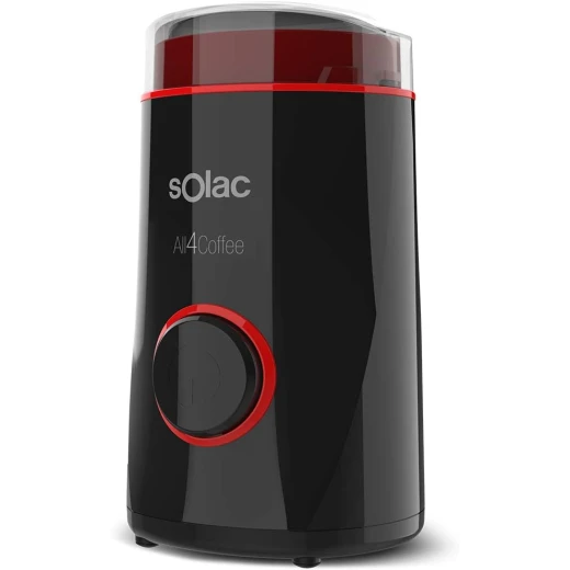 سولاك مطحنة قهوة 150 واط ستانلس ستيل أسود MC6253 50 جرام - سولاك - Image 4