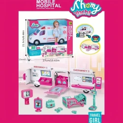Toy Mobile Hospital Playset with Doll Doctor Role-Play
