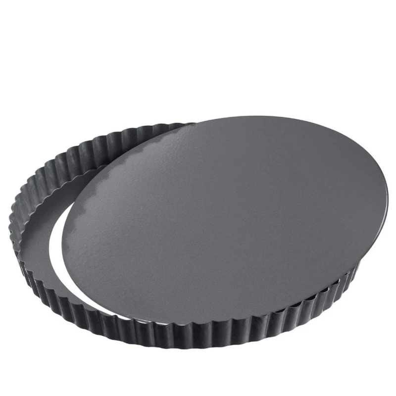 WMF La Forme Plus Tart & Quiche Pan 28cm, Black, Durable High-Quality Baking Pan for Preparing Tarts, Quiches, Pies and Homemade Desserts - WMF