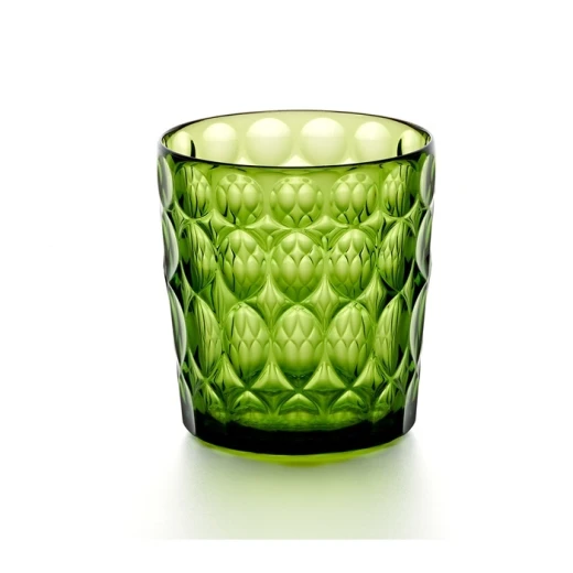 Guzzini Vanity Low Tumbler 360ml, Green, Elegant Modern Design, Ideal for Everyday Use and Serving Water, Cold Drinks, Juices and Beverages Guzzini Vanity Low Tumbler 360ml, Green, Elegant Modern Design, Ideal for Everyday Use and Serving Water, Cold Drinks, Juices and Beverages