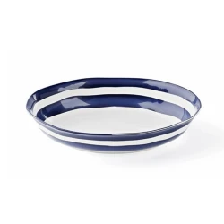 Guzzini Riviera Rice Bowl 32 x 23cm, Blue, Elegant Modern Design, Ideal for Serving Rice, Side Dishes and Salads, Perfect for Everyday Dining and Entertaining