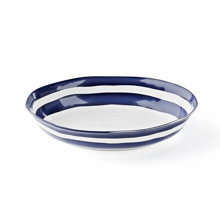 Guzzini Riviera Rice Bowl 32 x 23cm, Blue, Elegant Modern Design, Ideal for Serving Rice, Side Dishes and Salads, Perfect for Everyday Dining and Entertaining - Guzzini