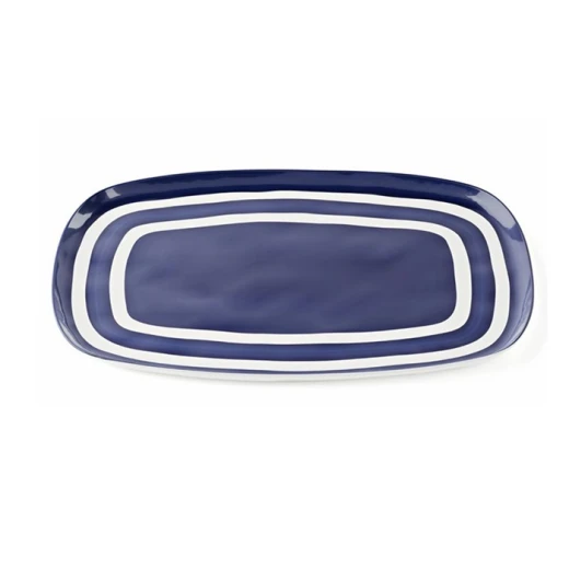 Guzzini Riviera XLarge Oval Plate 50x34cm Blue Guzzini Riviera XLarge Oval Plate 50x34cm Blue