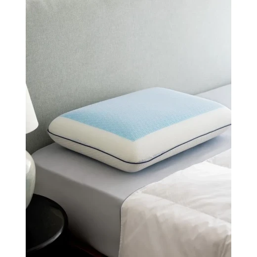 Madame COCO Fuchsia Visco Gel Cooling Pillow – Comfortable Memory Foam Sleeping Pillow with Cooling Gel Technology, Supportive Head and Neck Design, Includes Carrying Bag, Size 60 × 40 cm - Madame COCO - Image 7