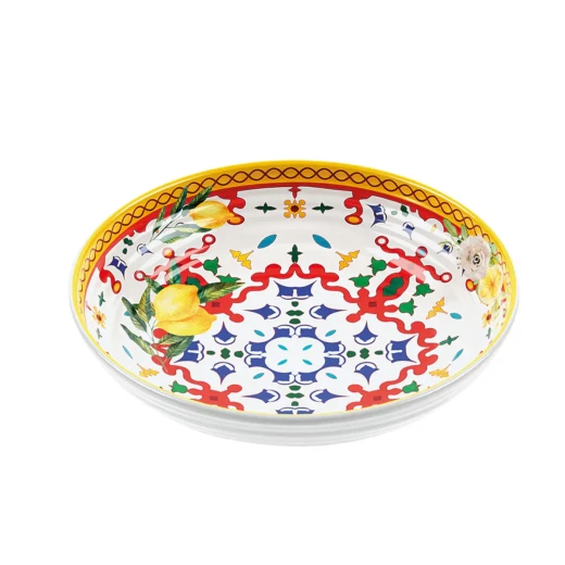غوتشيني طبق حساء عميق فلور آند ليمون بألوان متنوعة قطر 21.5 × 5.3 سم غوتشيني طبق حساء عميق فلور آند ليمون بألوان متنوعة قطر 21.5 × 5.3 سم