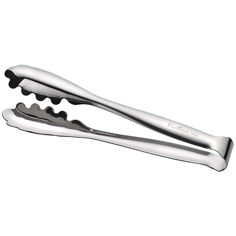 Stainless Steel All-Purpose Tongs 24cm, Durable & Practical Design, Ideal for Handling and Serving Various Foods, Perfect for Kitchen, Home and Buffet Use - Pintinox