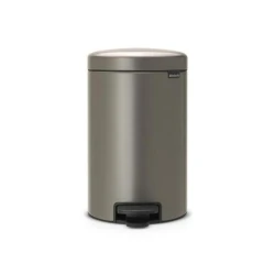 Brabantia 12 Liter Pedal Bin Moss Platinum