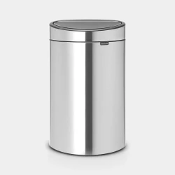 Brabantia Touch Bin Oval 40 Litre Fingerprint Proof Matt Steel