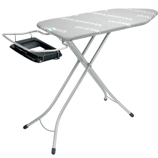 Iron Table C 124x45 with Aqua Bowl, XL Ironing Board with Water Collection Tray, Adjustable Steel Frame, Child Lock & 100% Cotton Cover Iron Table C 124x45 with Aqua Bowl, XL Ironing Board with Water Collection Tray, Adjustable Steel Frame, Child Lock & 100% Cotton Cover