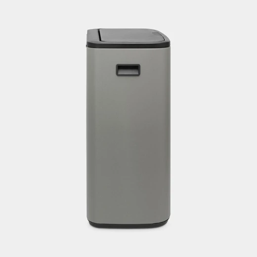 Bo Touch Bin 60L Mineral Concrete Grey, Soft Touch Waste Bin, Space-Saving Design, XL Removable Inner Bucket, Easy to Clean and Move - Brabantia - Image 2