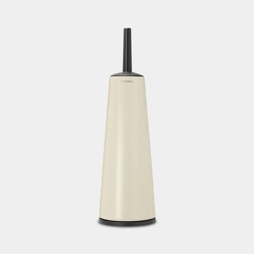 Brabantia ReNew Toilet Brush & Holder Soft Beige, Thorough Cleaning, Stable Non-Scratch Design, Easy to Clean and Empty, Ideal for Humid Areas Brabantia ReNew Toilet Brush & Holder Soft Beige, Thorough Cleaning, Stable Non-Scratch Design, Easy to Clean and Empty, Ideal for Humid Areas