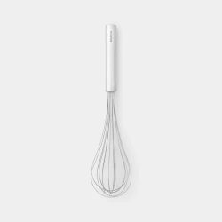 Brabantia Profile Large Whisk 32.5cm, Durable Stainless Steel Wire Whisk for Mixing and Whisking, Easy to Clean with a Sleek Stylish Design