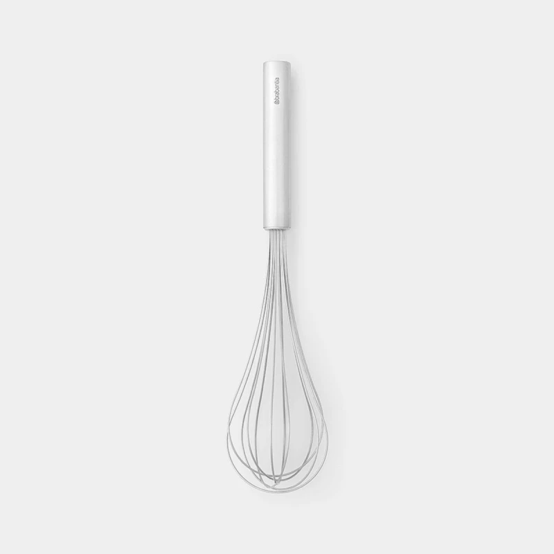 Brabantia Profile Large Whisk 32.5cm, Durable Stainless Steel Wire Whisk for Mixing and Whisking, Easy to Clean with a Sleek Stylish Design - Brabantia