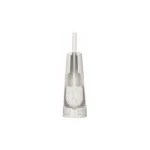 Brabantia Toilet Brush & Holder White, Corrosion Resistant, Easy to Clean, Discreet Design, Dimensions: H42 × Ø12.2cm - Brabantia