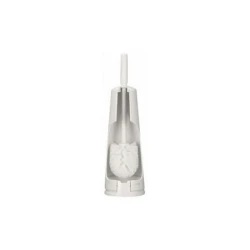 Brabantia Toilet Brush & Holder White, Corrosion Resistant, Easy to Clean, Discreet Design, Dimensions: H42 × Ø12.2cm