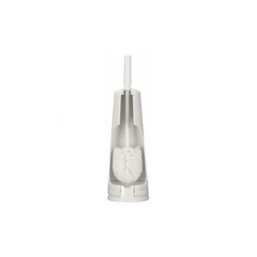 Brabantia Toilet Brush & Holder White, Corrosion Resistant, Easy to Clean, Discreet Design, Dimensions: H42 × Ø12.2cm Brabantia Toilet Brush & Holder White, Corrosion Resistant, Easy to Clean, Discreet Design, Dimensions: H42 × Ø12.2cm