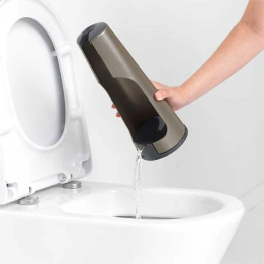 Brabantia ReNew Toilet Brush Platinum, Stylish and Practical Toilet Brush for Effective Cleaning, Easy to Clean, Stable and Ideal for Bathrooms - Brabantia - Image 3
