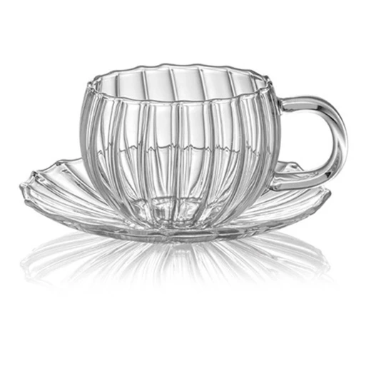 IVV Espresso Cup With Handle 70ml Set of 2 Pieces Transparent IVV Espresso Cup With Handle 70ml Set of 2 Pieces Transparent