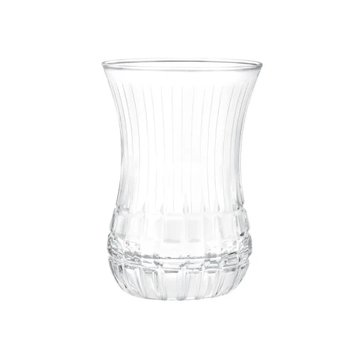 Madame COCO Carol 6-Piece Tea Glass Set, 115ml, Decorative Glass Tea Cups, 6 x 9 x 5cm, Elegant Drinkware for Serving Tea and Hot Beverages - Madame COCO - Image 2