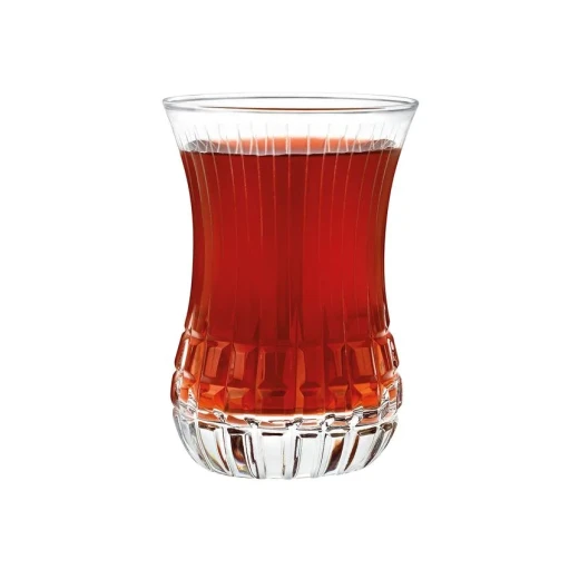 Madame COCO Carol 6-Piece Tea Glass Set, 115ml, Decorative Glass Tea Cups, 6 x 9 x 5cm, Elegant Drinkware for Serving Tea and Hot Beverages - Madame COCO - Image 3