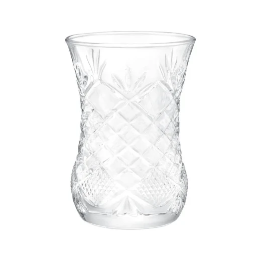 Madame COCO Lucie 6-Piece Tea Glass Set, 115ml, Elegant Glass Tea Cups, 6 x 10 x 5cm, Ideal for Serving Tea and Hot Beverages - Madame COCO - Image 3