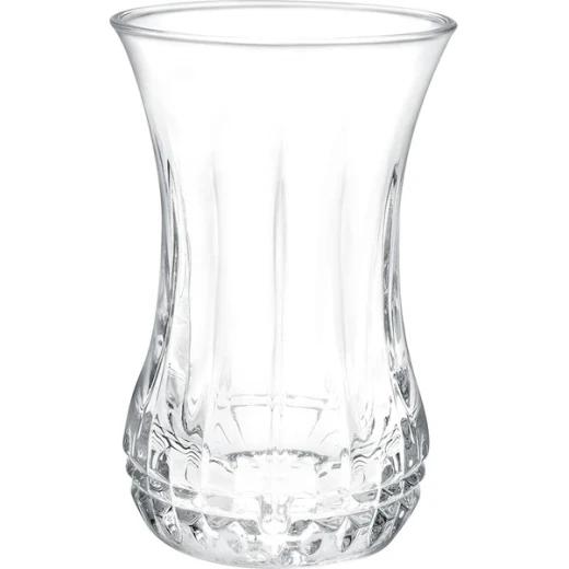 Madame COCO Merlot 6-Piece Tea Glass Set, 115ml, Decorative Glass Tea Cups, 6 x 9 x 5cm, Elegant Drinkware for Serving Tea and Hot Beverages - Madame COCO - Image 2