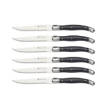 Steak Knife Set of 6 Pieces, Sharp and Practical Design for Easy and Precise Meat Cutting, Ideal for Serving Steak and Everyday Dining - KitchenCraft