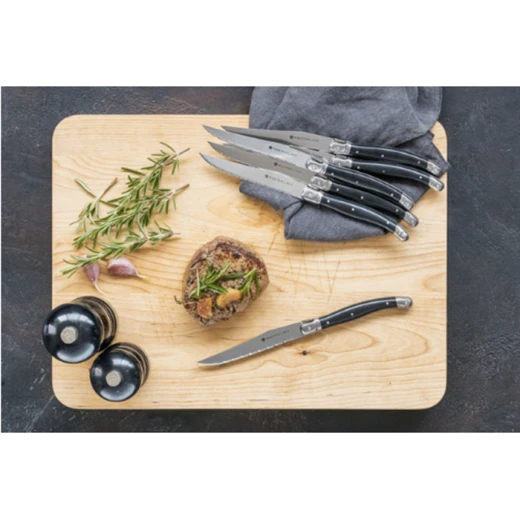 Steak Knife Set of 6 Pieces, Sharp and Practical Design for Easy and Precise Meat Cutting, Ideal for Serving Steak and Everyday Dining - KitchenCraft - Image 3