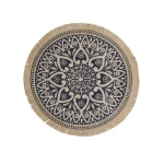 KitchenCraft Hessian Placemat Set of 4Pcs Blue - KitchenCraft
