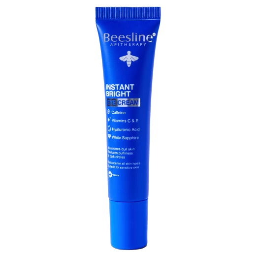 Beesline Instant Bright Eye Cream 15ml – Reduces Dark Circles, Puffiness & Fine Lines | Brightens & Hydrates the Eye Area