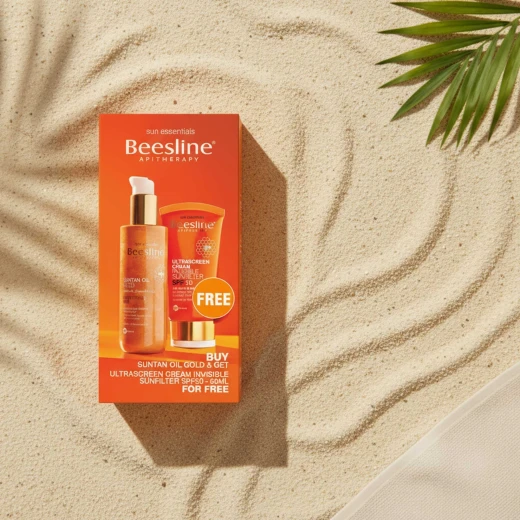 Beesline Suntan Oil Gold + Ultrascreen Cream Invisible Sunfilter Offer - Beesline - Image 3