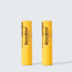 Beesline flavorless lip balm stick, 2 pieces, 2*4g