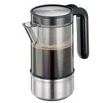 Kuchenprofi Perfetto Coffee Maker for 4 Cups With Ball Valve Transparent & Silver - Kuchenprofi
