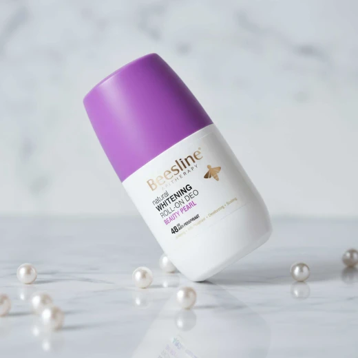 Beesline Beauty Pearl Deodorant Roll On, 50 Ml - Beesline - Image 2