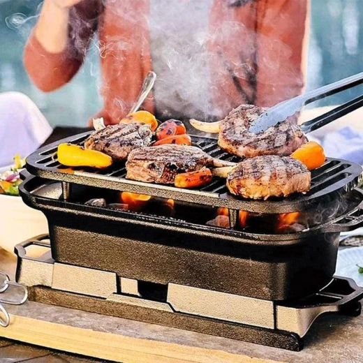 Lodge Sportsman Pro BBQ Grill Table Black - Lodge - Image 2