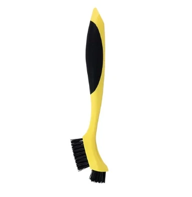 Lodge Cast Iron Corner & Groover Cast Iron Scrub Brush Yellow Lodge Cast Iron Corner & Groover Cast Iron Scrub Brush Yellow