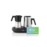 Arzum Okka Rich Moka Pot OK0027 with 15 JOD Dumyah Gift Voucher Card – Elegant Moka Pot for Delicious Coffee at Home, Easy to Use and Perfect as a Gift for Coffee Lovers - arzum okka