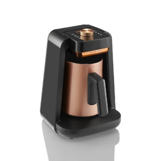 Arzum Okka Rich Spin Pro Turkish Coffee & Hot Beverage Maker with Milk Frother and Stainless Steel Cooking Pot, Including 15 JOD Dumyah Gift Voucher Card – Perfect for Coffee & Beverage Lovers - arzum okka - Image 2